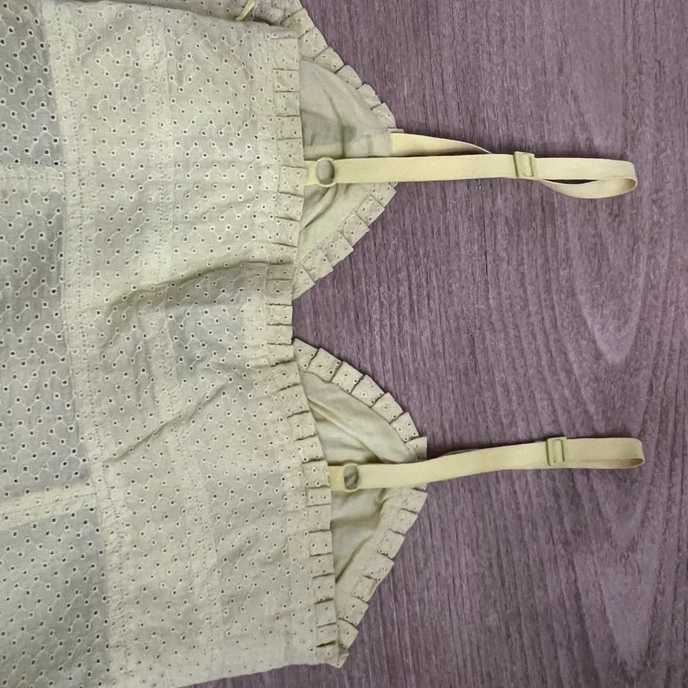 Marc by Marc Jacobs yellow eyelet  blouse size 2 - Picture 8 of 8